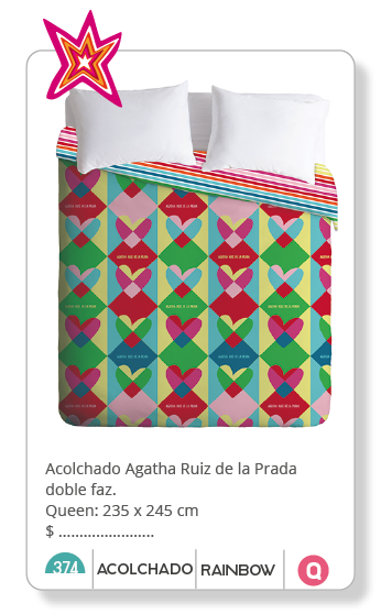 Acolchado línea Agatha Ruiz De La Prada | RAINBOW